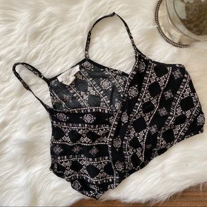 V-Neck Spaghetti Strap Crop Top